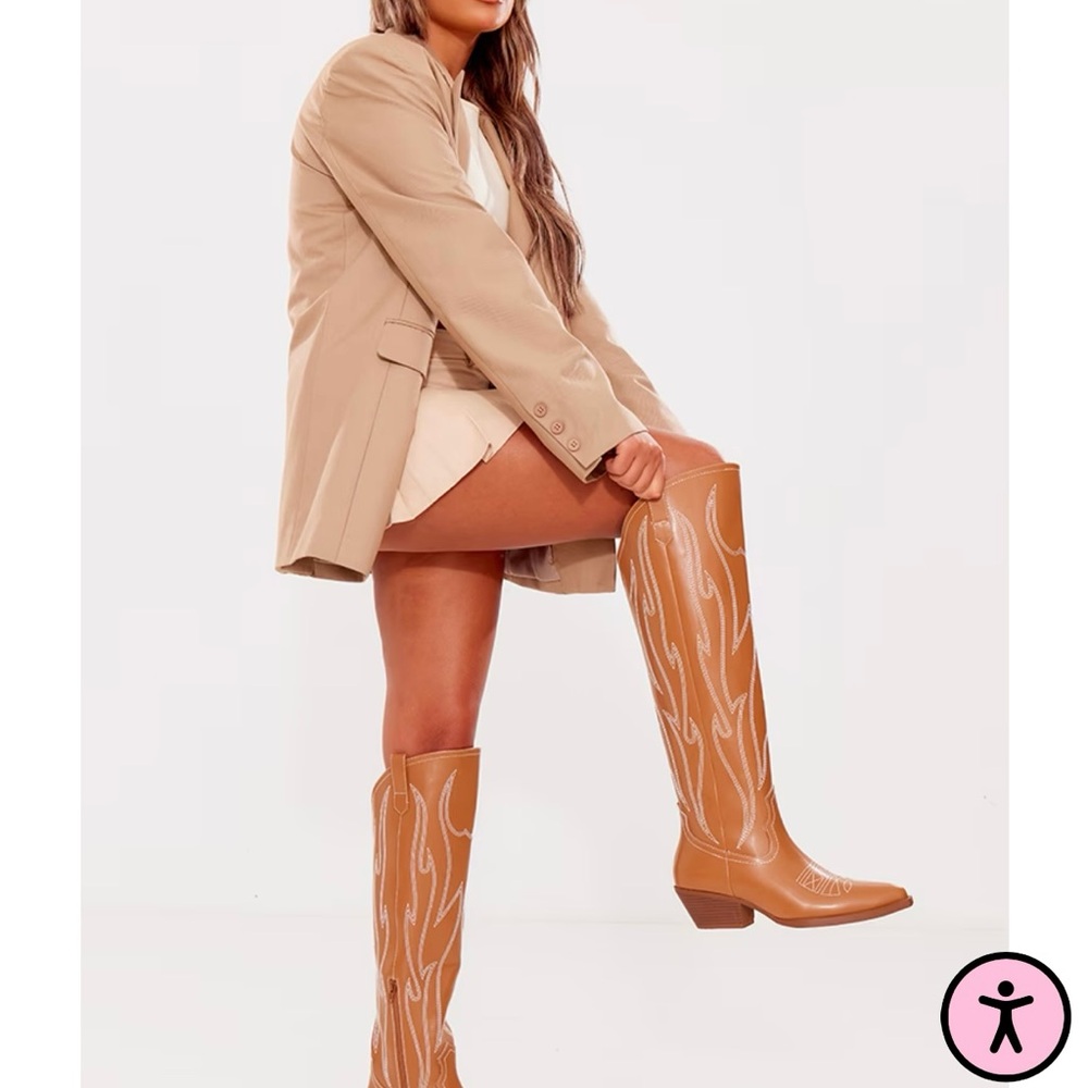 PretyLittleThing Cowboy boots